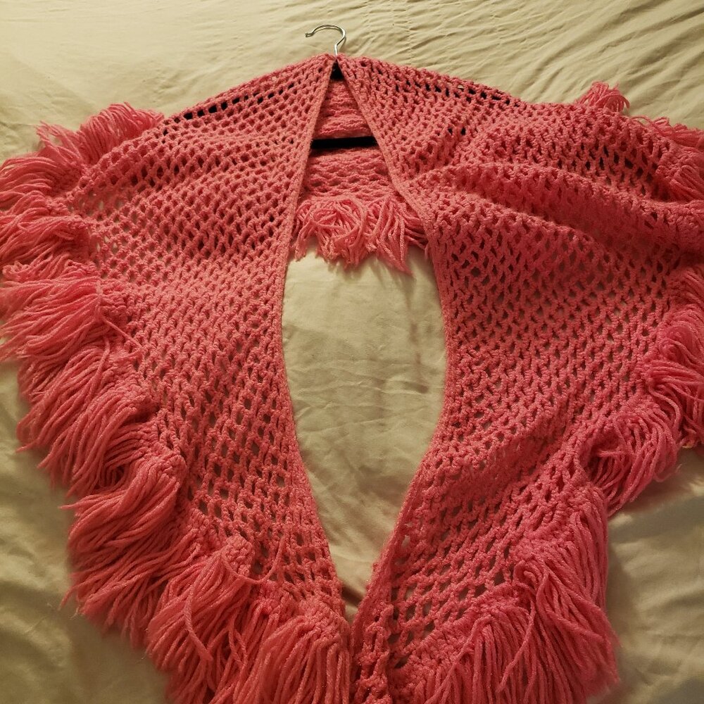 Gently Used Hot Pink Cardigan